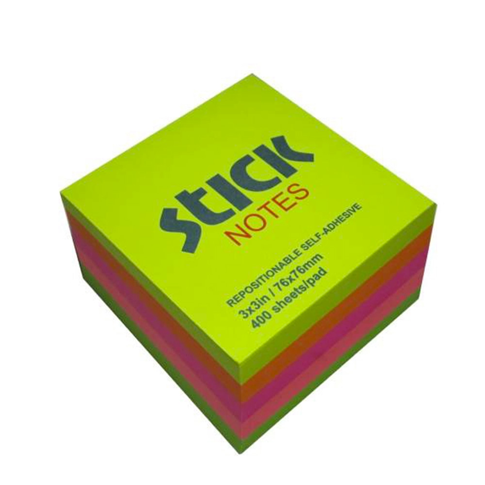 استیکی نوت (یادداشت سر چسب) سایز 3x3 اینچ 100 برگ 1